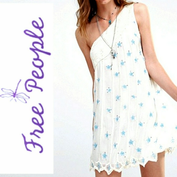 Free People Dresses & Skirts - Free People Starburst Sequin One Shoulder Dress 10